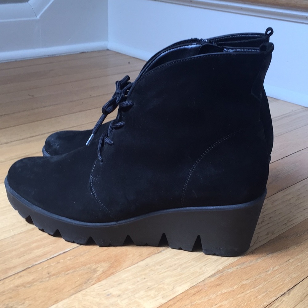 Waldlaufer wedge boots, US sz 9 1/2, German 7 1/2